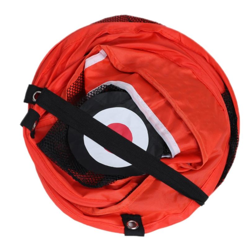 Foldable Square Golf Net for Indoor Practice - Forest Green