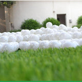 10-piece Indoor/Outdoor Golf Hollow Training Balls - White