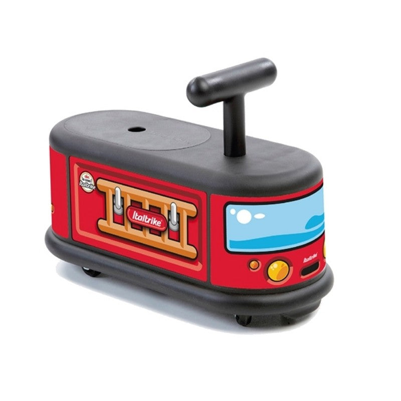 Kids Tram Beginner Ride On - Italian Design (Fire Truck)