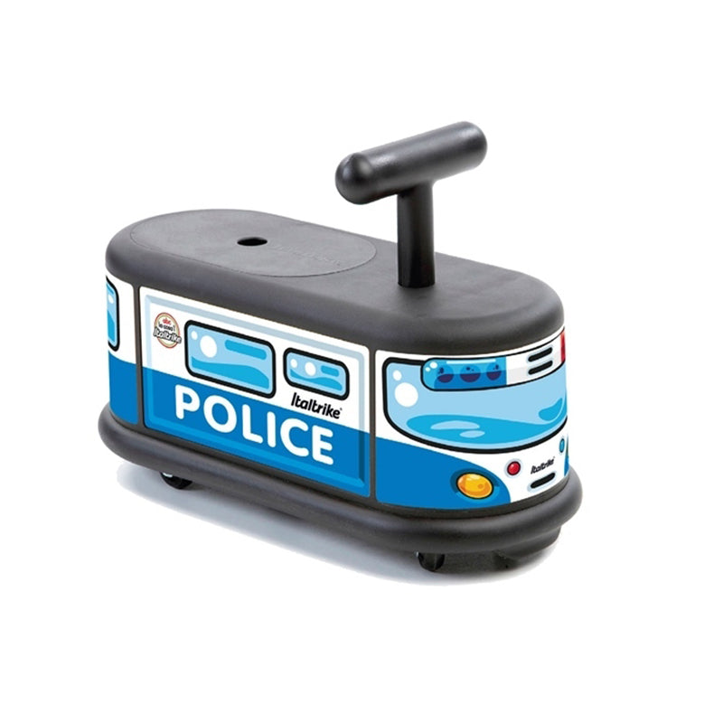 Kids Tram Beginner Ride On - Italian Design (Police)