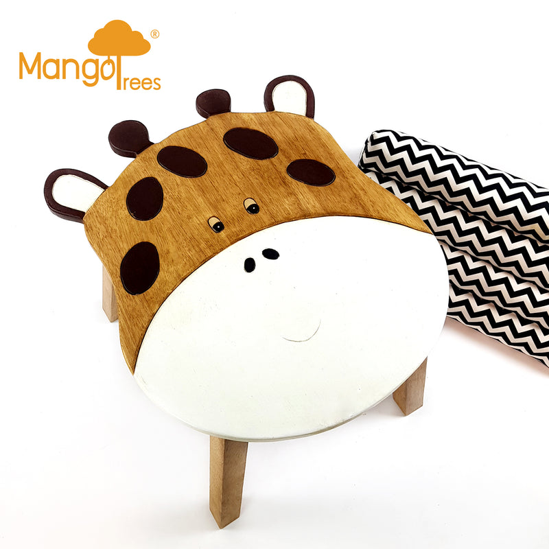 Kids Handcrafted Wooden Animal Table - Giraffe