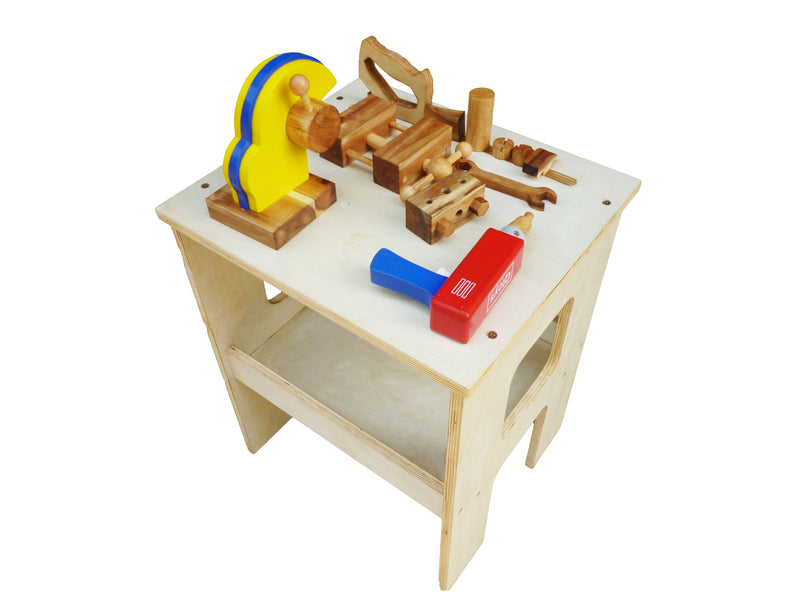Kids Solid Wooden Work Bench