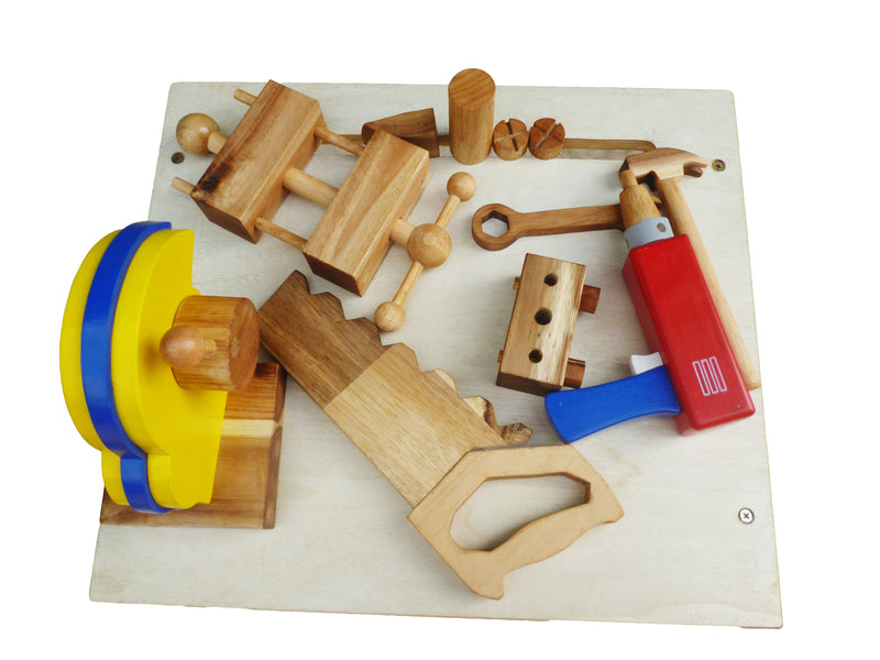 Kids Solid Wooden Work Bench