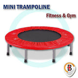Mini Workout Trampoline for Home Gym (36in/91cm) - Red