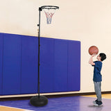 Height-Adjustable Netball Ring with Stand and Stable Base