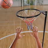 Height-Adjustable Netball Ring with Stand and Stable Base