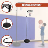 Height-Adjustable Netball Ring with Stand and Stable Base