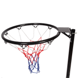 Height-Adjustable Netball Ring with Stand and Stable Base