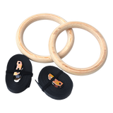 Wooden Gymnastic Olympic Rings for Strength Training