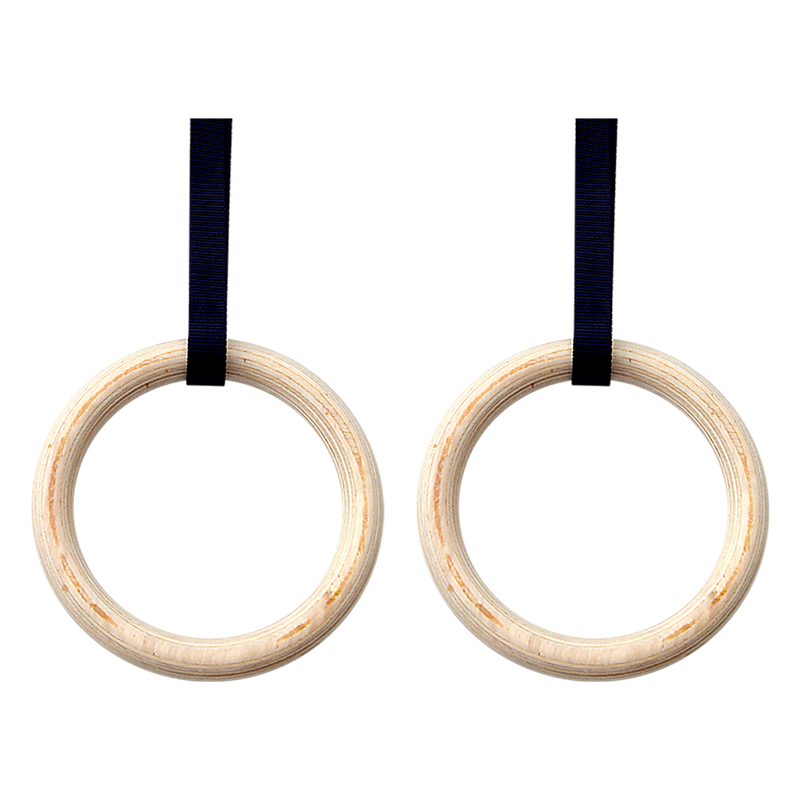 Wooden Gymnastic Olympic Rings for Strength Training