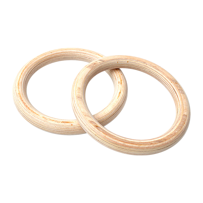 Wooden Gymnastic Olympic Rings for Strength Training