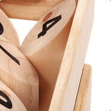 Wooden Outdoor Number Toss Game Set with Carry Case