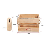 Wooden Outdoor Number Toss Game Set with Carry Case