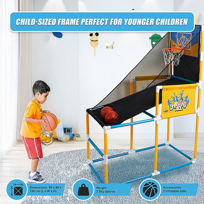 Kids Basketball Stand-up Mini Arcade Game