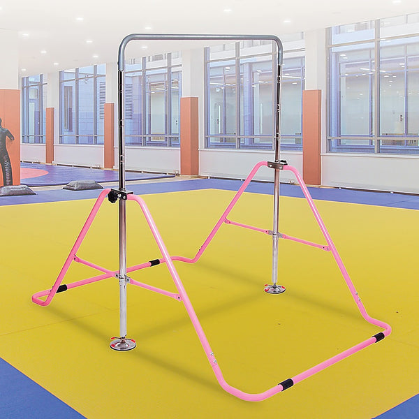Kids Gymnastics Horizontal Training Bar - Pink
