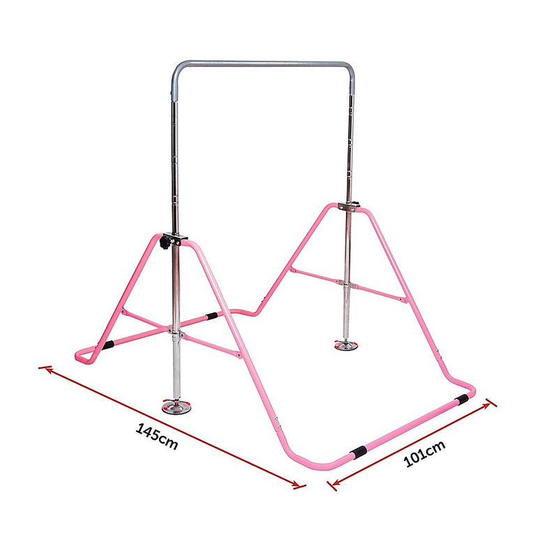 Kids Gymnastics Horizontal Training Bar - Pink