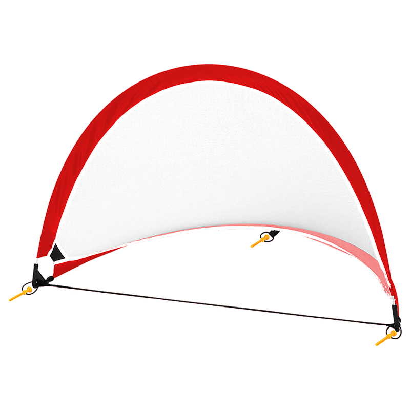 2pc Portable Kids Soccer Goal Set with Field Marker Cones