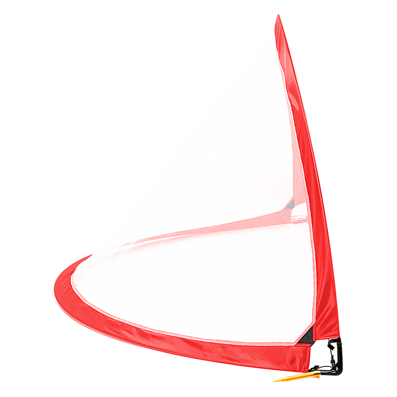 2pc Portable Kids Soccer Goal Set with Field Marker Cones