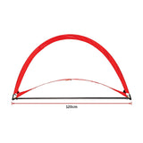 2pc Portable Kids Soccer Goal Set with Field Marker Cones