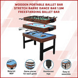 3-in-1 Combo Games Table with Foosball, Hockey and Pool (Wood finish - 4Ft / 1.22m)
