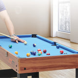 3-in-1 Combo Games Table with Foosball, Hockey and Pool (Wood finish - 4Ft / 1.22m)