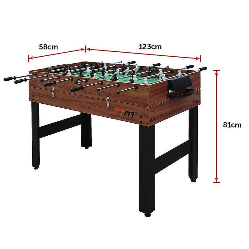 3-in-1 Combo Games Table with Foosball, Hockey and Pool (Wood finish - 4Ft / 1.22m)