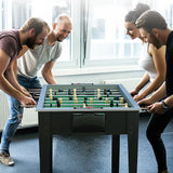 Foosball Table - Soccer Playroom Game (Black Finish - 4Ft / 1.22m)