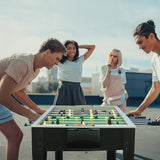 Foosball Table - Soccer Playroom Game (Black Finish - 4Ft / 1.22m)