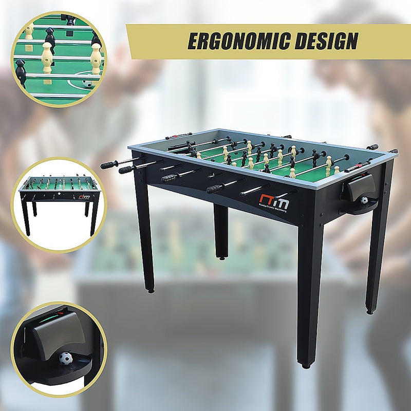 Foosball Table - Soccer Playroom Game (Black Finish - 4Ft / 1.22m)