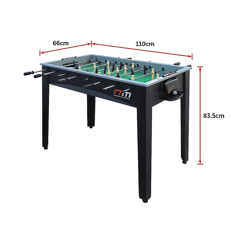 Foosball Table - Soccer Playroom Game (Black Finish - 4Ft / 1.22m)