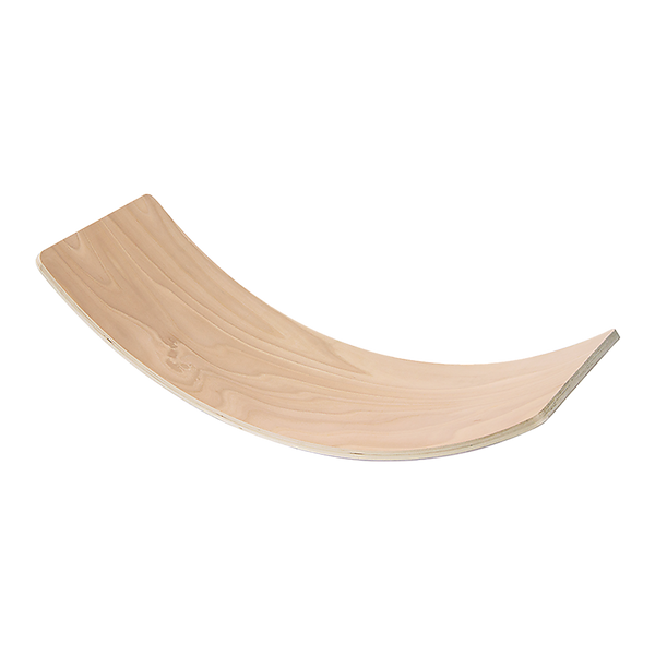 Wooden Seesaw Balance Board - Gymnastics/Yoga/Fun (Natural Wood)