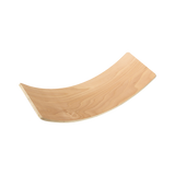 Wooden Seesaw Balance Board - Gymnastics/Yoga/Fun (Natural Wood)