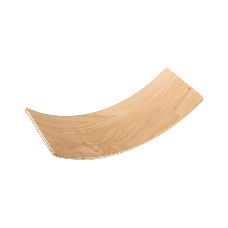 Wooden Seesaw Balance Board - Gymnastics/Yoga/Fun (Natural Wood)