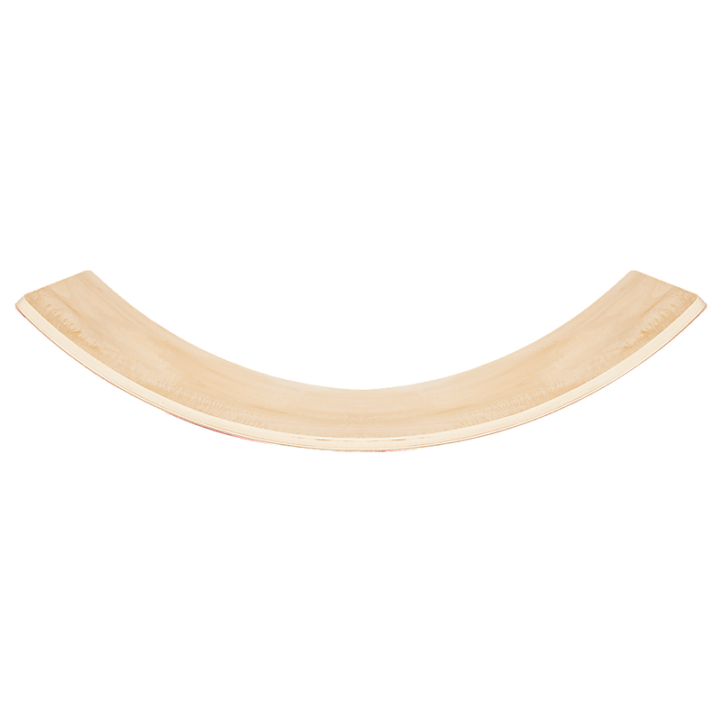 Wooden Seesaw Balance Board - Gymnastics/Yoga/Fun (Vibrant Rainbow)