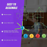Kids Indoor Construction Fort/Tent Building Kit - 217pcs