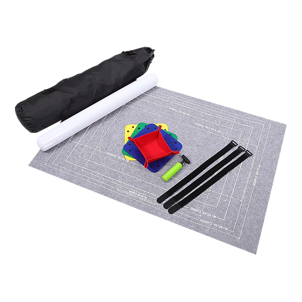 Puzzles Rollers 2 Sets Table Jigsaw Puzzles Felt Mat Board Inflator Puzzle Blanket
