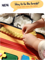 Montessori Busy Board - Sensory Activity Kit for Early Learning
