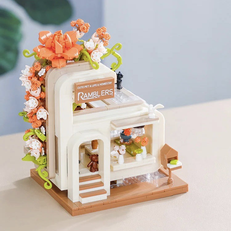 Enchanting Streetscape Creative Building Blocks - Rose Courtyard