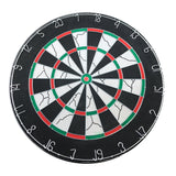 Two-Sided Classic Dart Board with Steel Wire Inlay (18 Inch / 45.7cm)