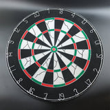 Two-Sided Classic Dart Board with Steel Wire Inlay (18 Inch / 45.7cm)