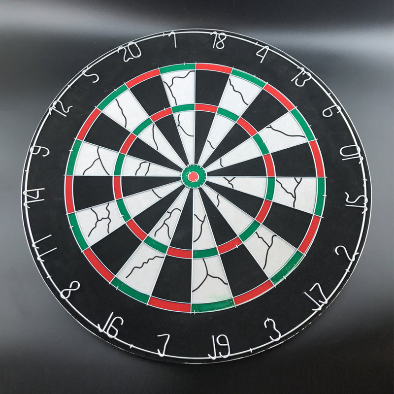Two-Sided Classic Dart Board with Steel Wire Inlay (18 Inch / 45.7cm)