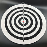 Two-Sided Classic Dart Board with Steel Wire Inlay (18 Inch / 45.7cm)