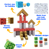 100pc Magnetic Cube Building Blocks